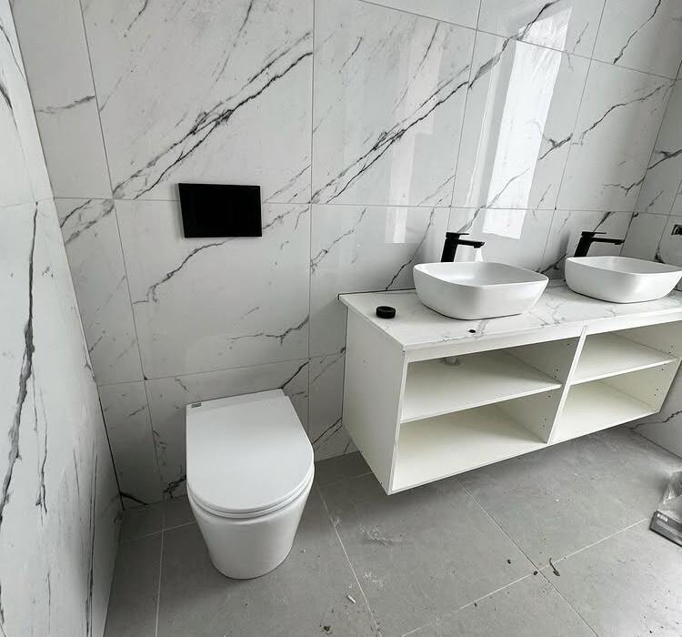 Bathroom in new home build in Lara by Augello Homes