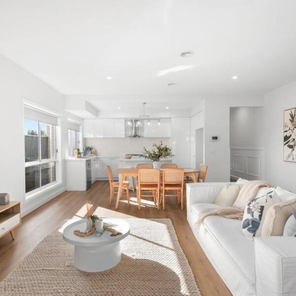 Loungeroom in new home build in Corio, Geelong by Augello Homes