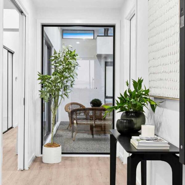 Hallway in new home in Lara by Augello Homes - custom home builders