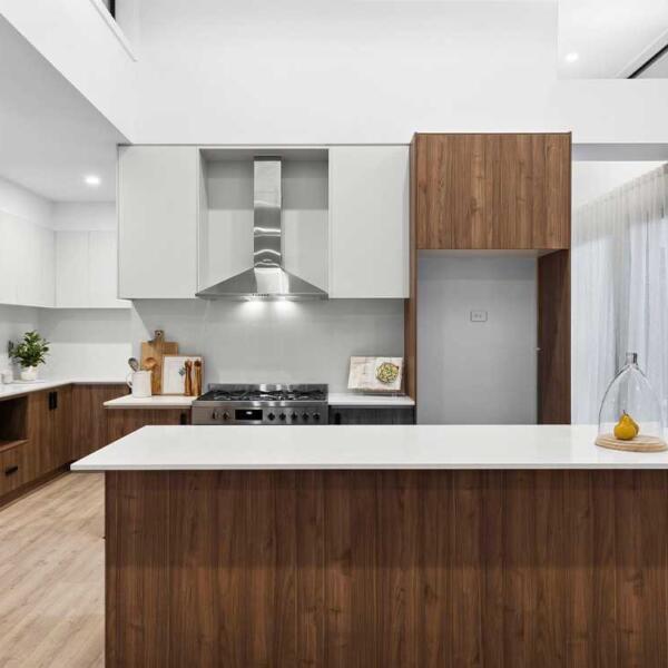 Kitchen in new home in Lara by Augello Homes - custom home builders