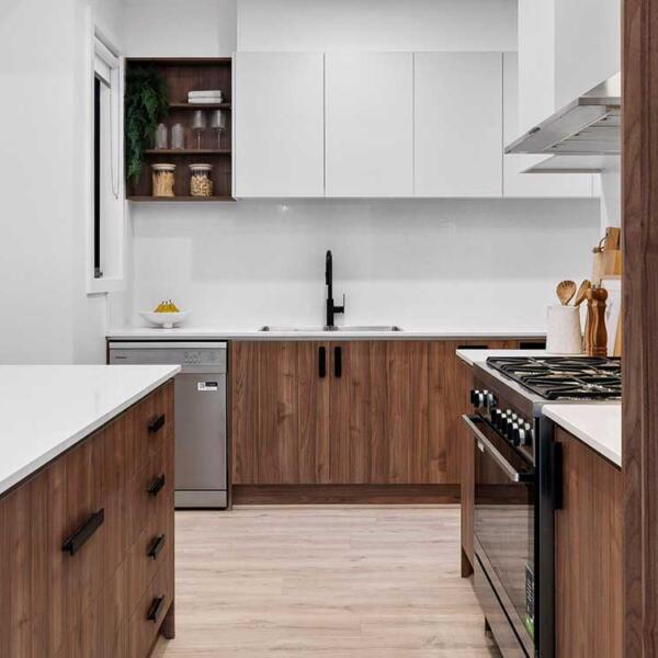 Kitchen in new home in Lara by Augello Homes - custom home builders