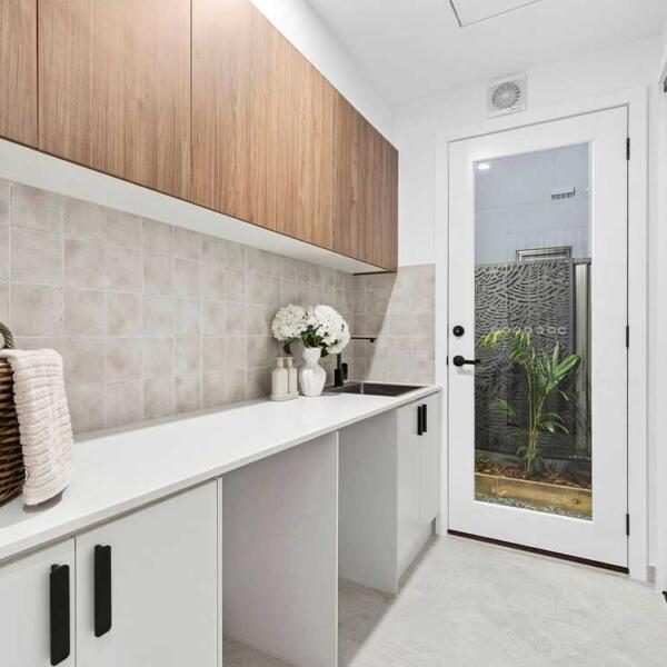 Bathroom in new home in Lara by Augello Homes - custom home builders