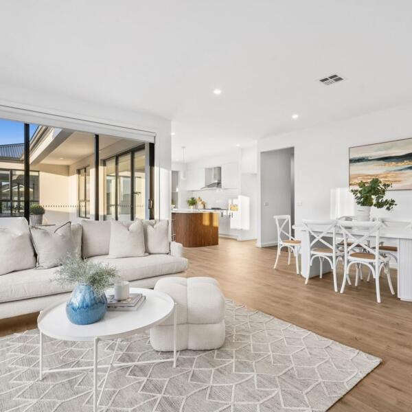 New home build in Lara open plan living